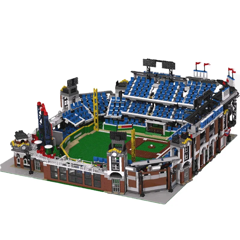 5950PCS City Hot Selling Street View Moc Stadium Professional baseball ParkDIY creative ideas Children Toy birthday Gift Blocks