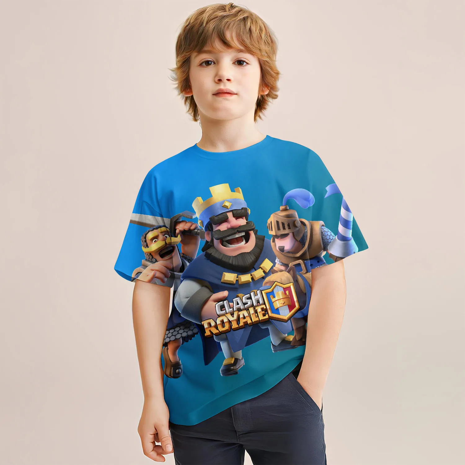 New Fortress Street Games 3d Printed Children's Short-Sleeved Tops Boys 4-14 Years Old Teenagers Kids Summer Cool T-Shirts