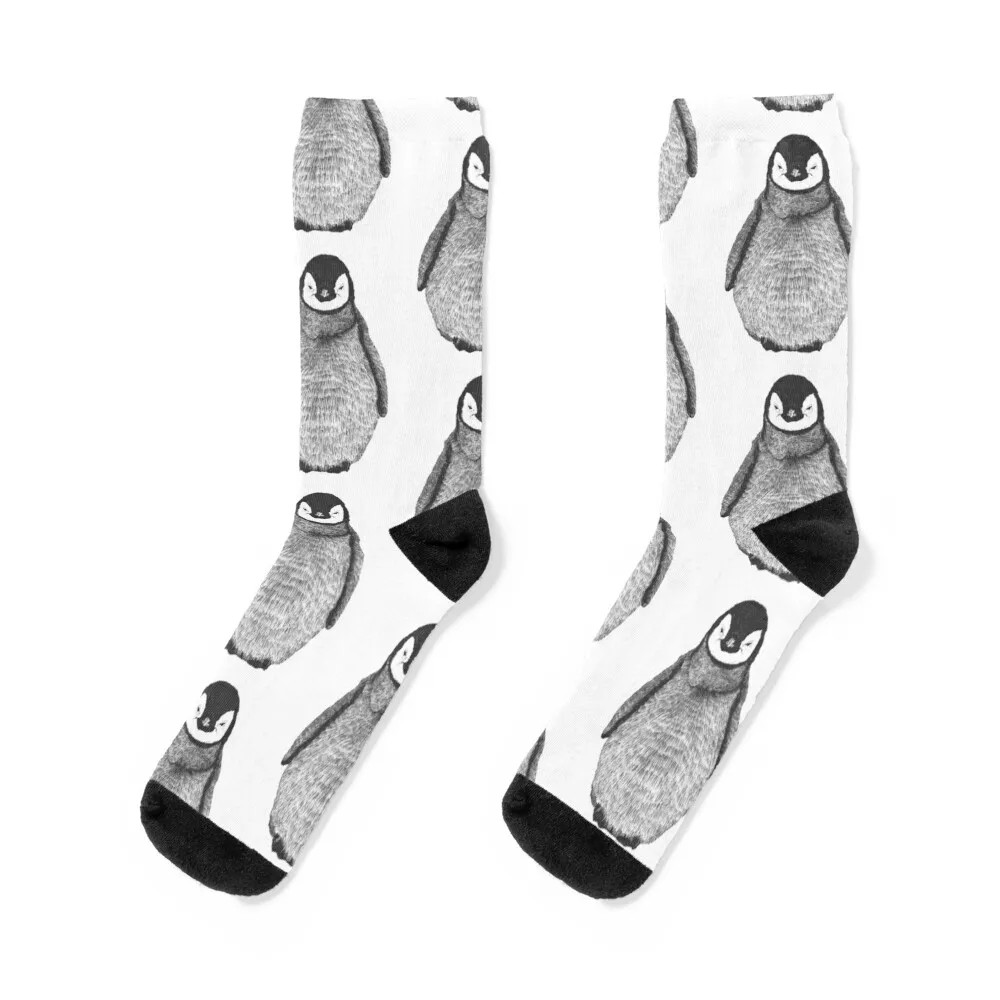 penguin Socks cycling Stockings man cute Crossfit Men Socks Women's