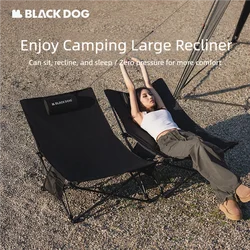 Blackdog Camping Chair With Pillow Lounge Office Nap Home Use Recliner Outdoor Foldable Beach Fishing Tourist Chairs
