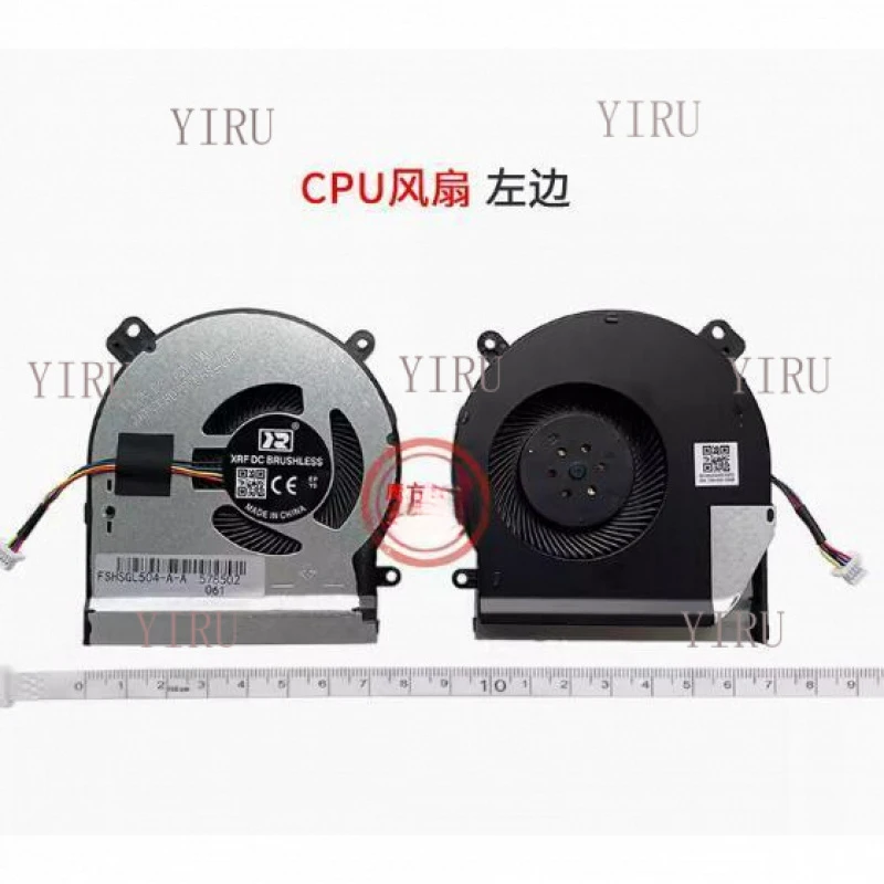 L+ CPU Cooling Fan For Asus ROG GL504G GL504GS GL504GM GL504GW GL504GV 12V