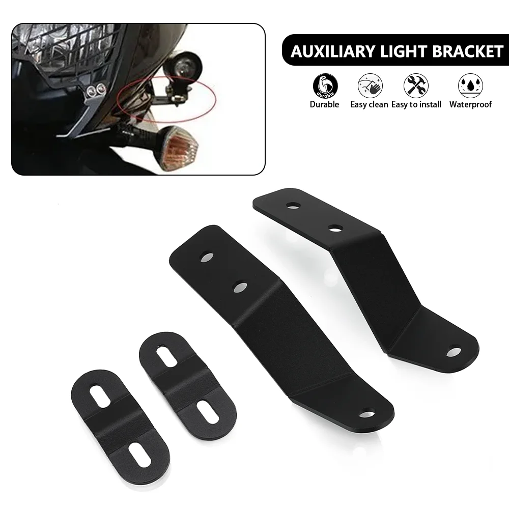 

Motorcycle Side Mounting Auxiliary Light Bracket For Kawasaki KLR650 KLR 650 2008-2024 2023 2022 2020 2019 2021 2018 2017 2016