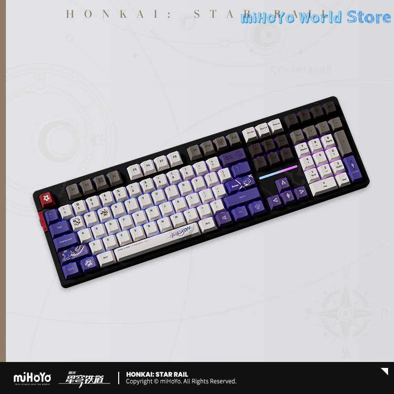[Official] Acheron Keyboard MiHoYo Original Honkai Star Rail Acheron Theme Impression Series Mechanical Keyboard Doujin Cosplay