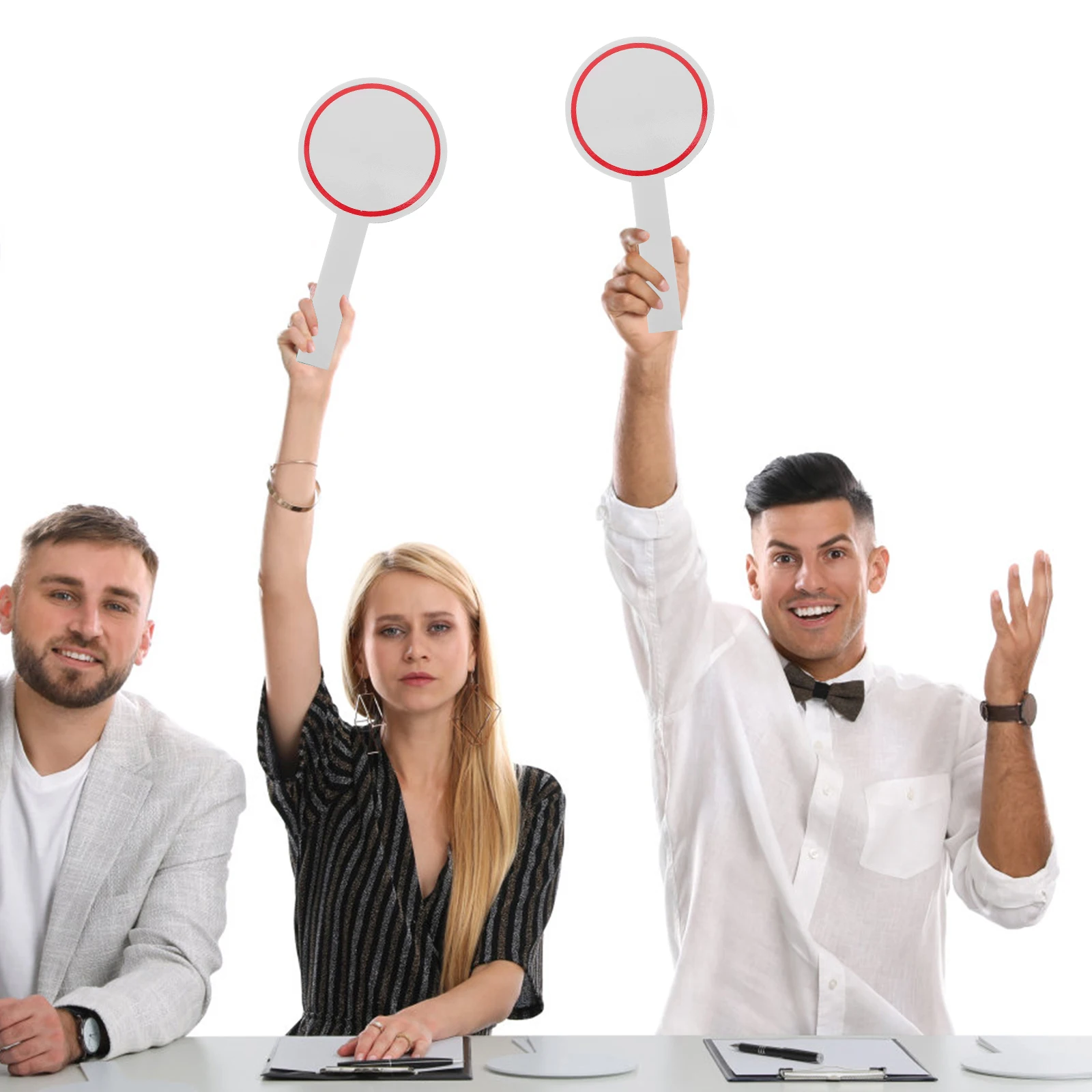 

4Pcs Foam Scoreboard Writable Blank Score Board for Voting Scoring Board Dry Erase Paddle Small White Boards Dry Erase Paddles