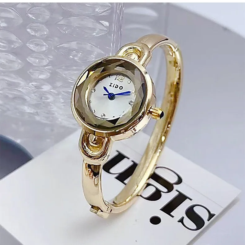 

Women's bracelet watch, simple design, petite quartz watch, exquisite round dial, fashionable women's watch, women's gift.