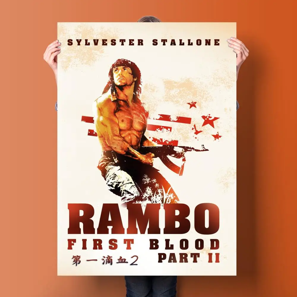 رامبو-ملصق قماش مزخرف لغرفة المعيشة وغرفة النوم ، فن الجدران ، اللوحة #4