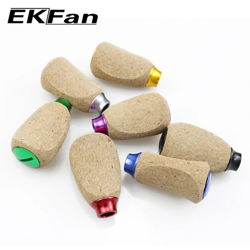 EKFan 1 Stück 42mm Kork-Holz-Kurbel für Spinn- und Baitcasting-Angelrollen (A/S/D) mit 7*4*2,5mm Lager, DIY-Teile für Köderrollen – Detail 8