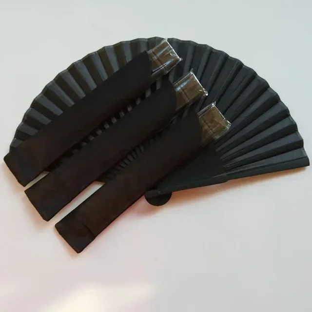 Chinese Style Black Vintage Hand Fan Folding Fans Dance Wedding Party Favor Chinese Dance Party Folding Fans 2 Chinese Style Black Vintage Hand Fan Folding Fans Dance Wedding Party Favor Chinese Dance Party Folding Fans 2