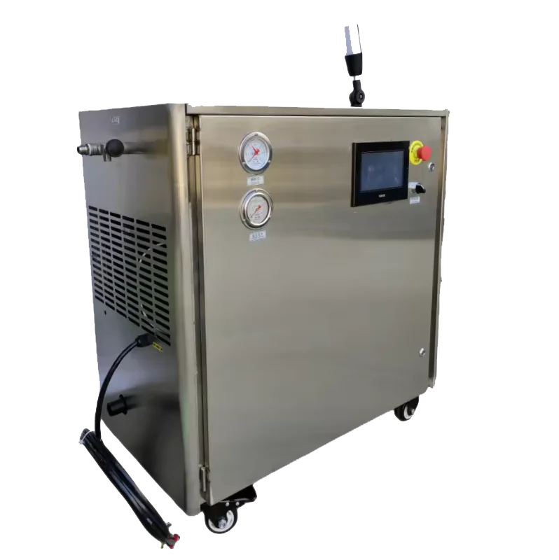 Portable Dry Ice Pellet Granulator 120kg Weight For Transport Customized 30 60kg h 220V For Small Business Mobile Service