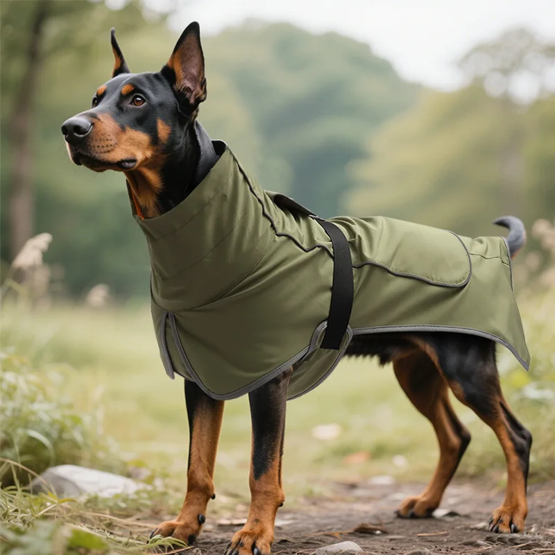 Waterproof Dog Raincoat for Large Dogs, Outdoor Windproof Pet Jacket, Pet Accessory
