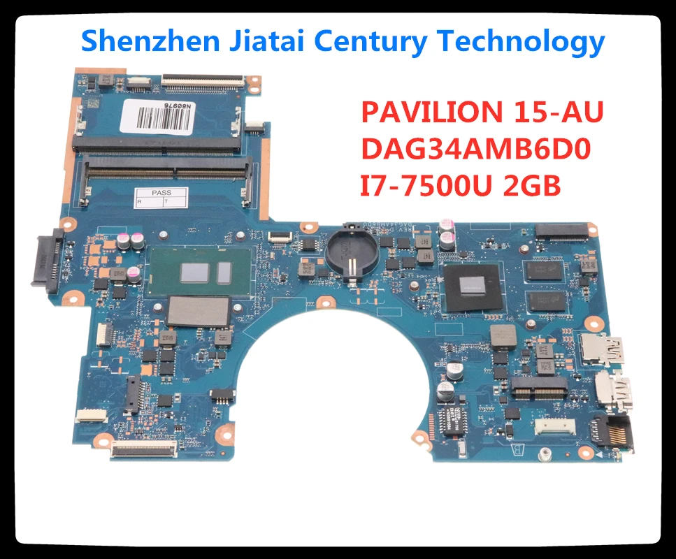 

913604-601 913604-001 913604-501 DAG34AMB6D0 FOR HP PAVILION 15-AU Motherboard W/ I7-7500U CPU 940MX 2GB GPU TEST WELL