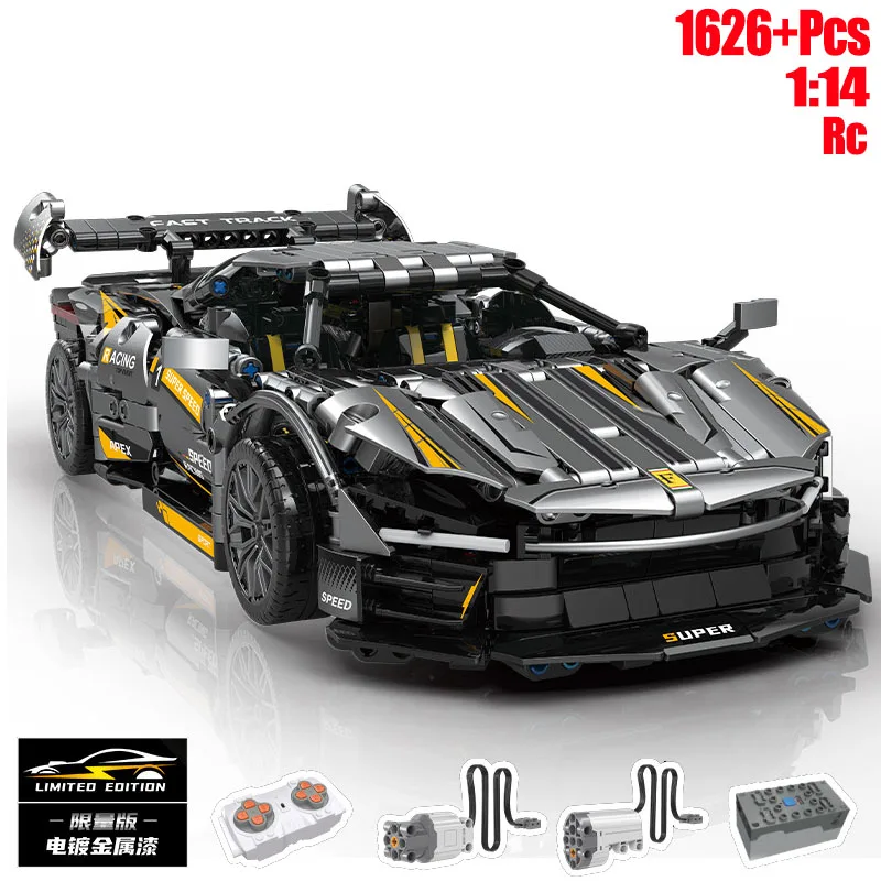 

1:14 SP3 City Remote Compete in Speed Racing Building Block RC Famous Drift Racing Supercar Brick Children Toy Gifts