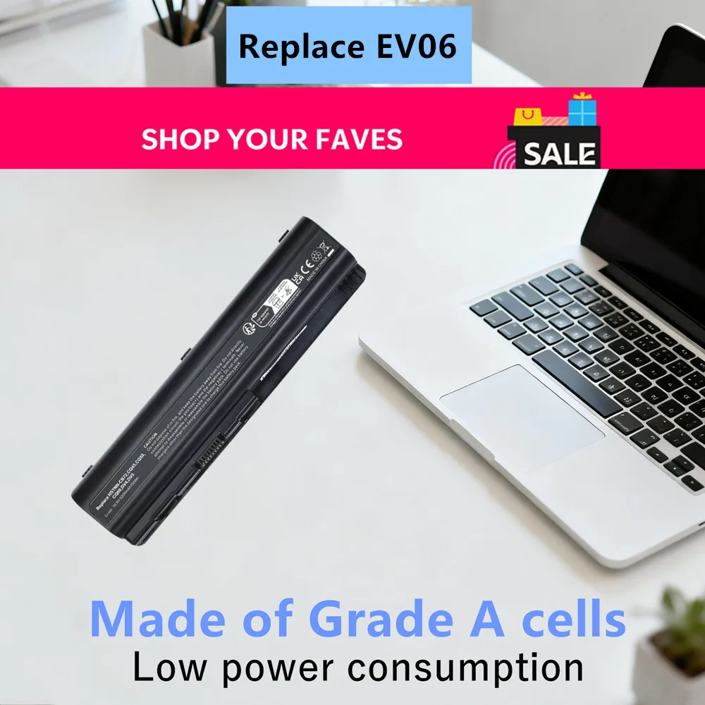 HSTNN-DB72 Laptop Battery for hp Pavilion DV4 DV5 DV6 G50 G61 G60 G71 Presario CQ40 CQ41 CQ45 CQ50 CQ60 CQ61 CQ70 CQ71 EV06