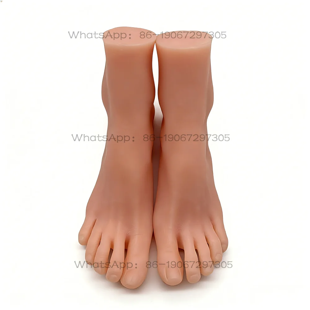Photo Props, Nail Art Practice Soft Glue Foot Model, Wear Nail Art To Shoot Foot Art Display Model