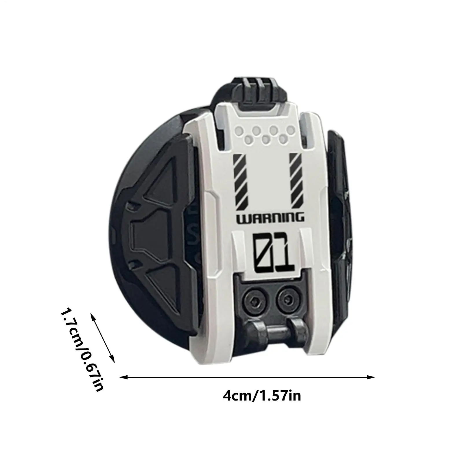 One Click Push Start Button Cover Metal Mecha car Engine Start/stop Button Protective Cover Car Parts Interior Decoration view 6