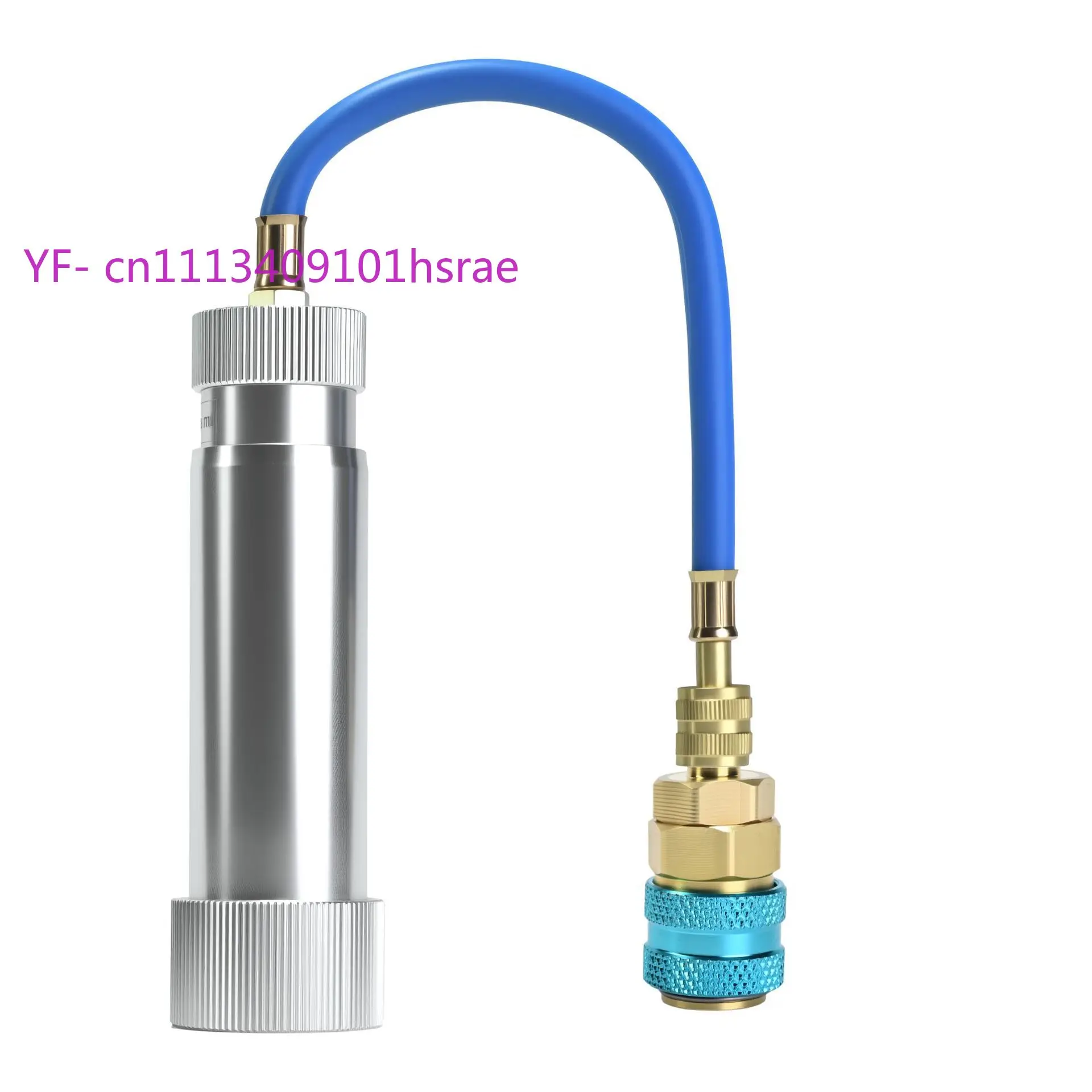 60ml / 2OZ Manual Refrigeration Oil Filling Injector, Hand Pressure Type Car Air Conditioner Oil Charging Tool