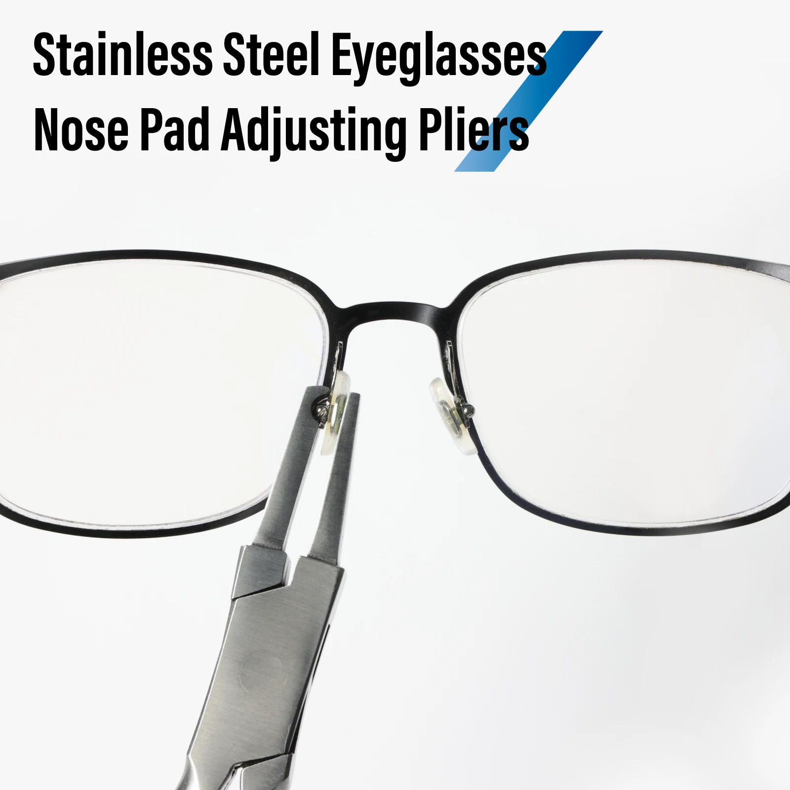 Dhoptical Eyeglasses Frame Pliers,Nose Pad Plier Optical Adjusting Eyeglasses Glasses 'Nose Pads Arm Pliers Eyeglass Repair Kit