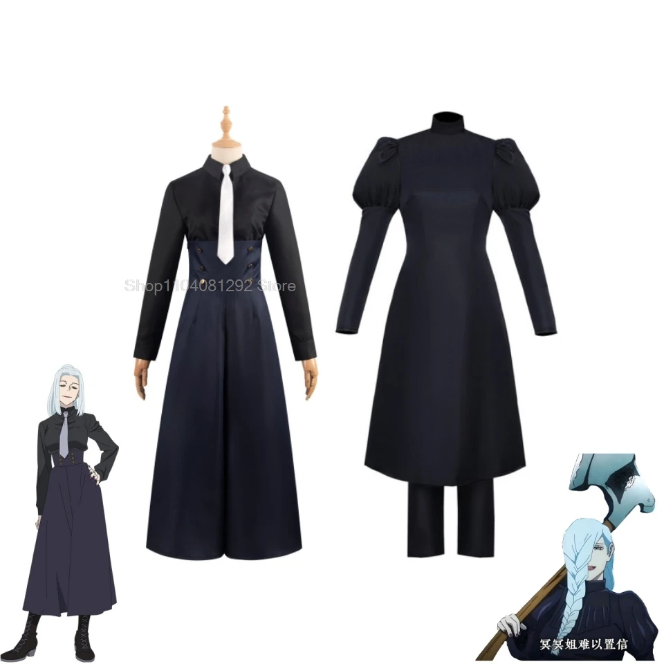 Halloween Costume cosplay Jujutsu Kaisen wig uniform for women JJK school skrit meimei senior of Gojo Satoru dress up costume