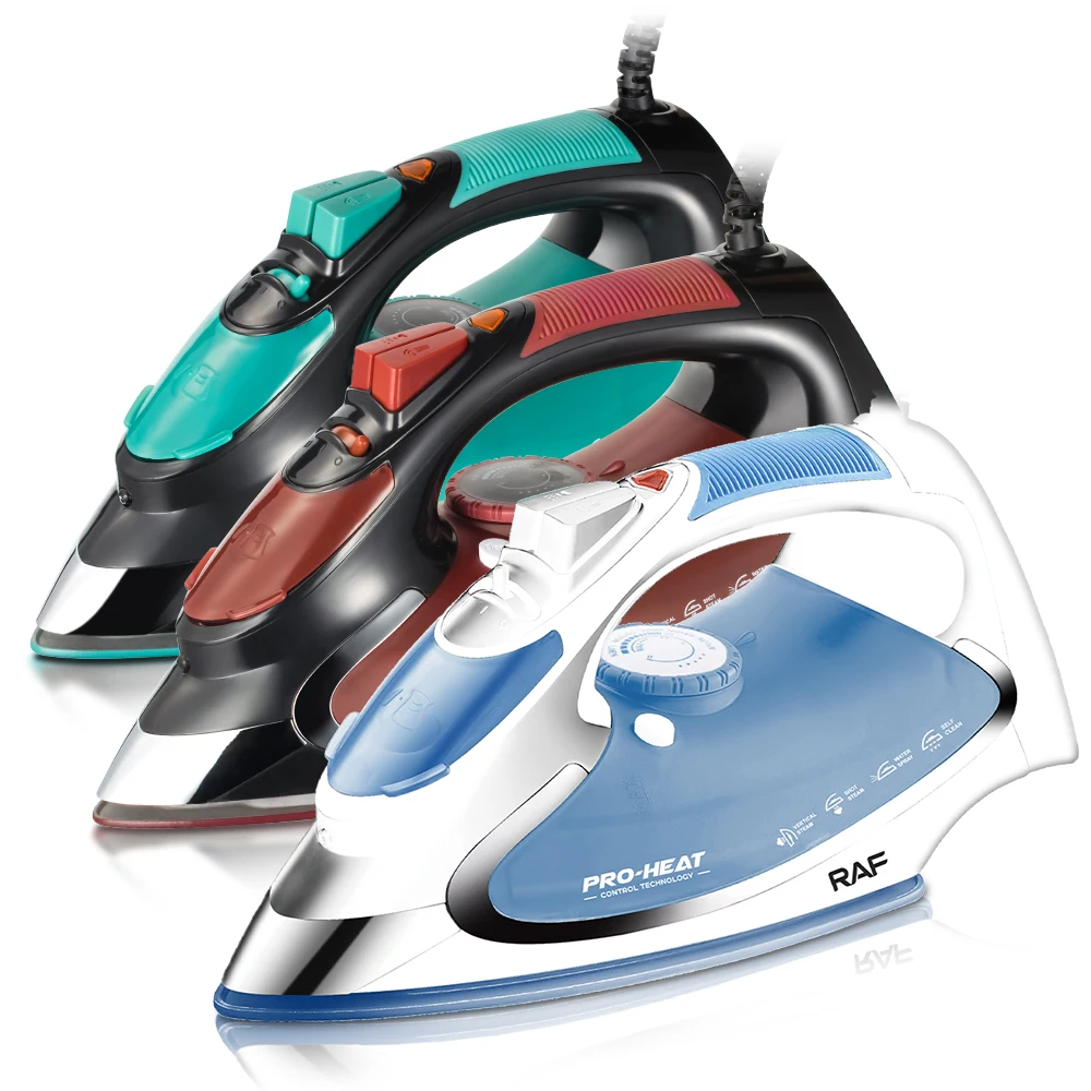 Professional Steam Iron for Clothes 2400w Powerful Steaming Ceramic Soleplate Household Use