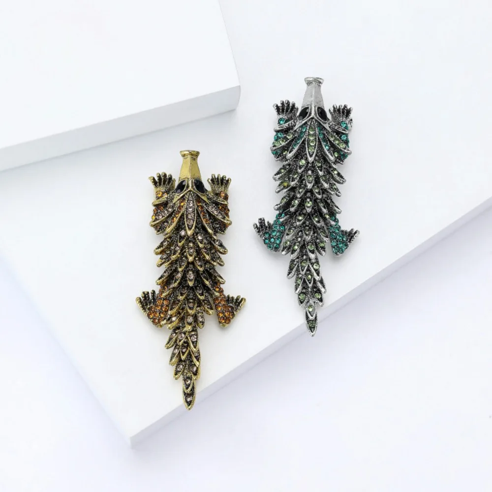 Fashionable Personalized Alloy Pangolin Brooch High-end Elegant Men's Clothing Accessory Brooch Pin