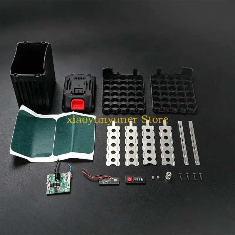 P9JB 5/10/15/20/30 Cell Power Tool Case Battery Storage Box For Wireless Electric Grinder Cutting 18650 Battery Case