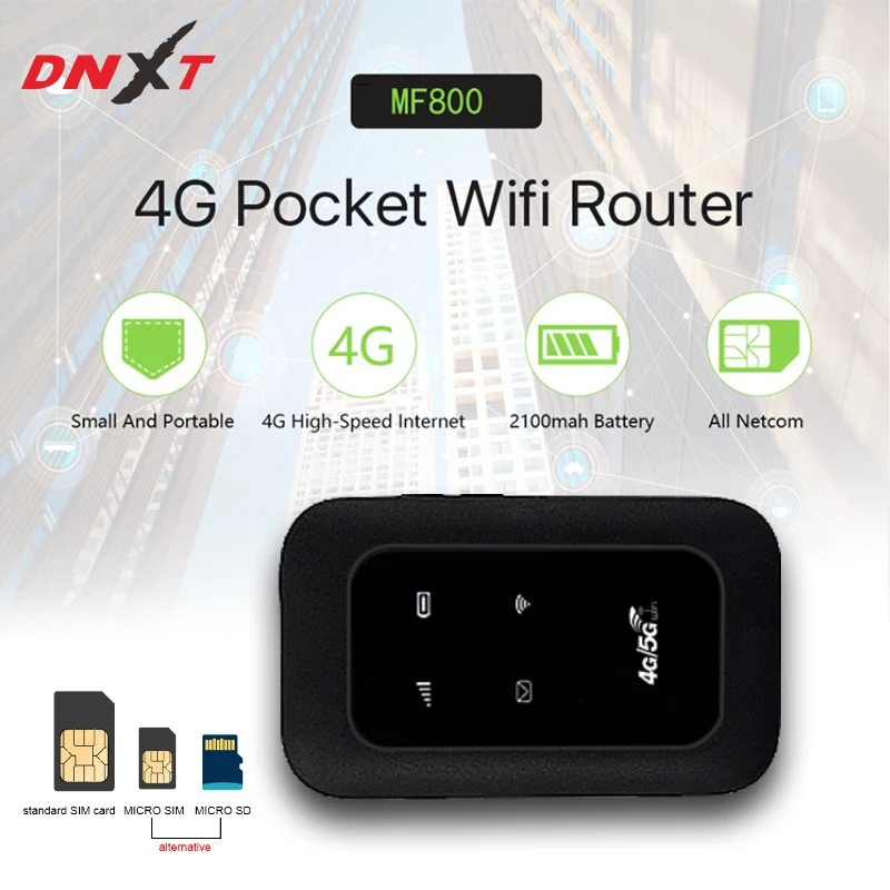 Roteador WiFi portátil sem fio, 4G Modem, Pocket Hotspot, Wi-Fi com slot para cartão Sim, Desbloqueado 150Mbps, E5573