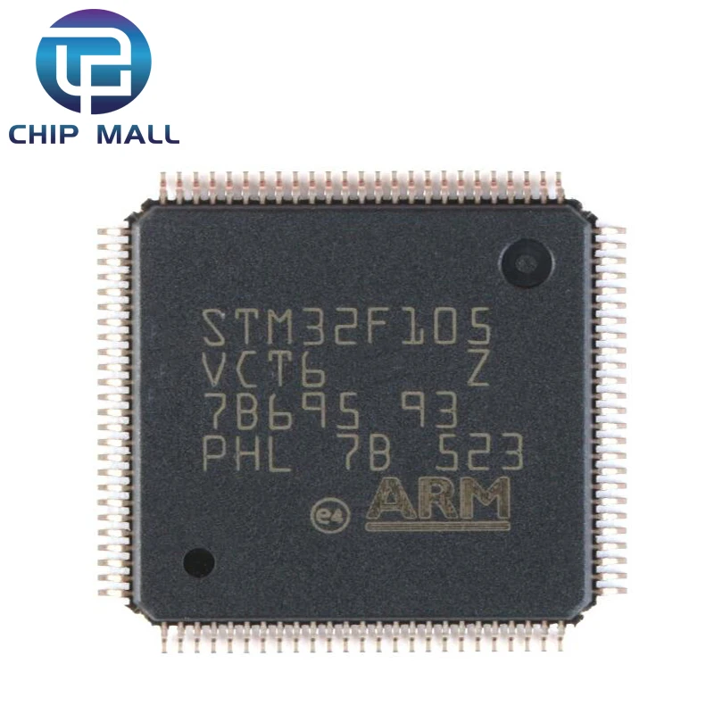 STM32F105VCT6 LQFP-100 ARM Cortex-M3 32-bit Microcontroller MCU New Original Spot