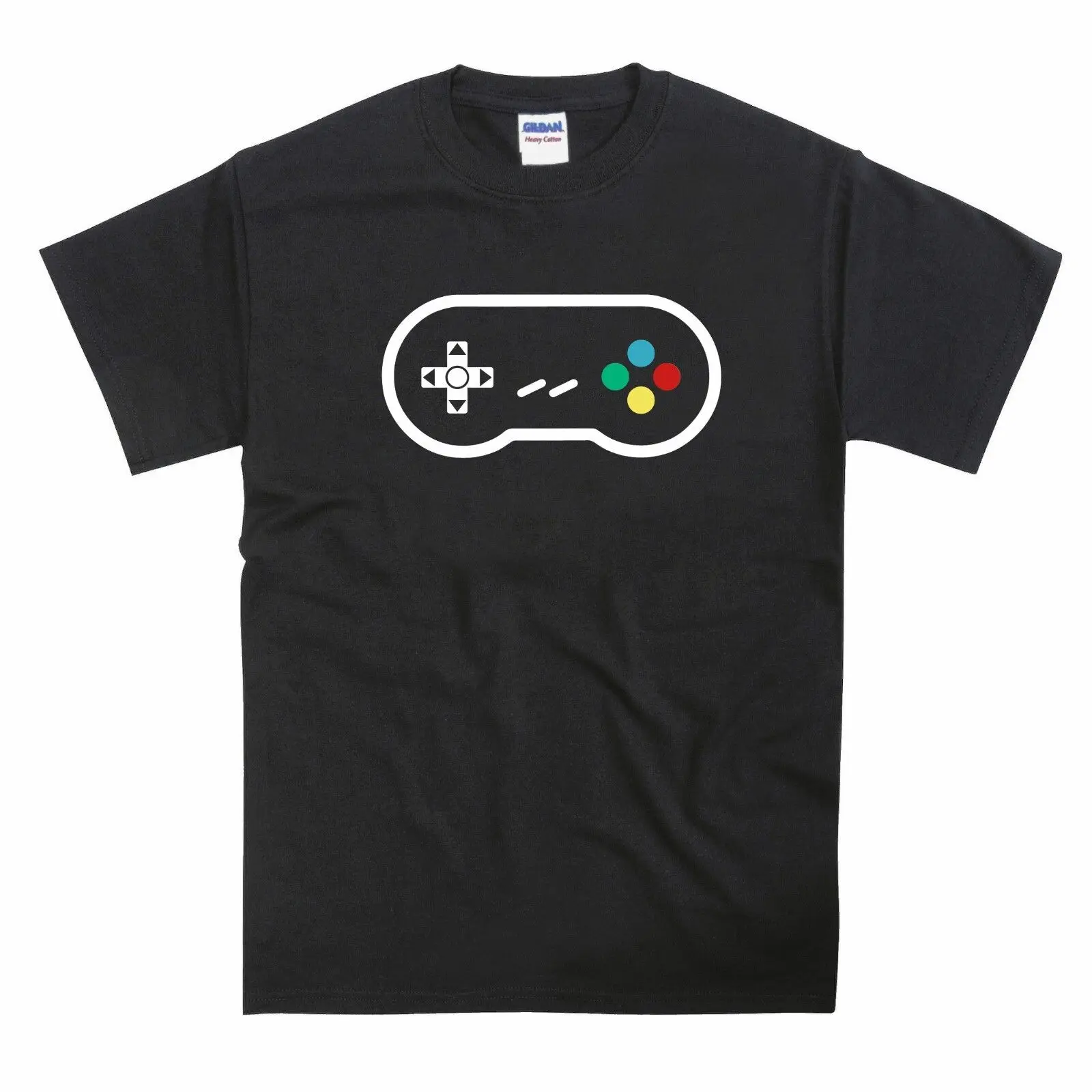 SNES Inspired Joypad With Colour Buttons T-Shirt