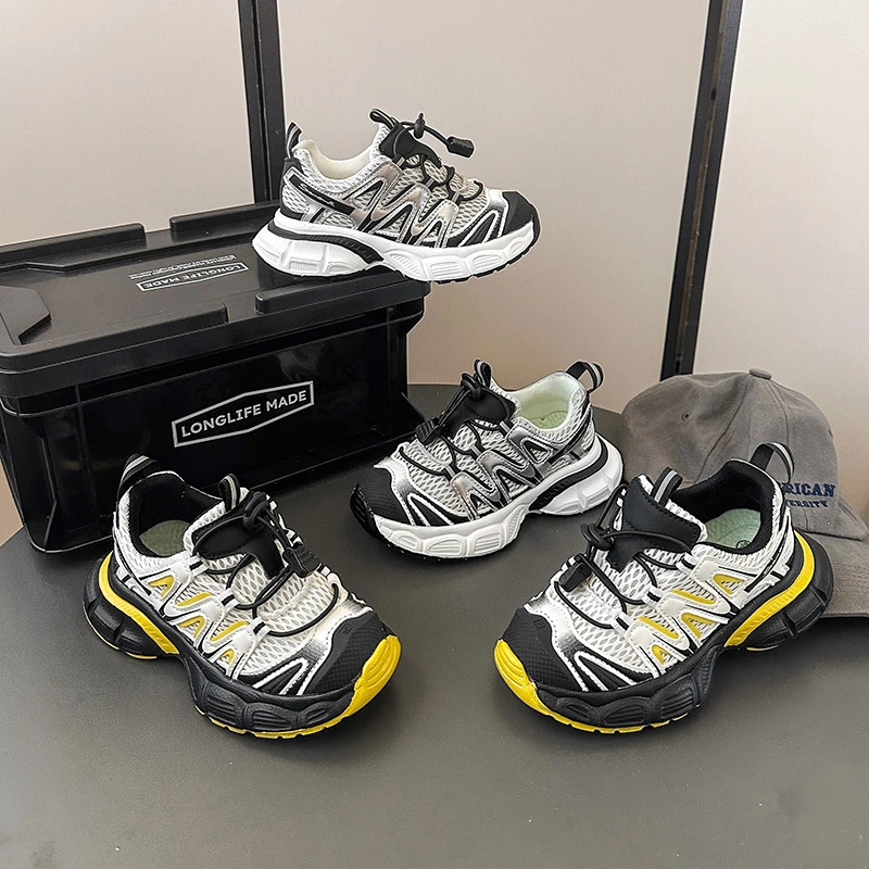 

Новинка осени 202, детская повседневная обувь для девочек и мальчиков, модные нескользящие универсальные уличные кроссовки в корейском стиле с мягкой подошвой