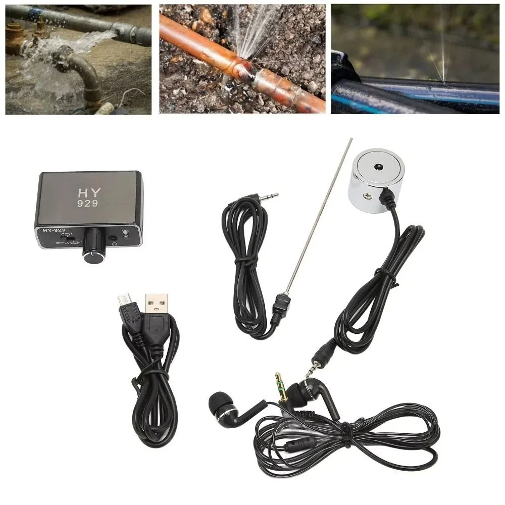 High Strength Water Leakage Detector Rechargeable Battery Dual Probes Water Leak Detector High Accuracy Strong Penetration