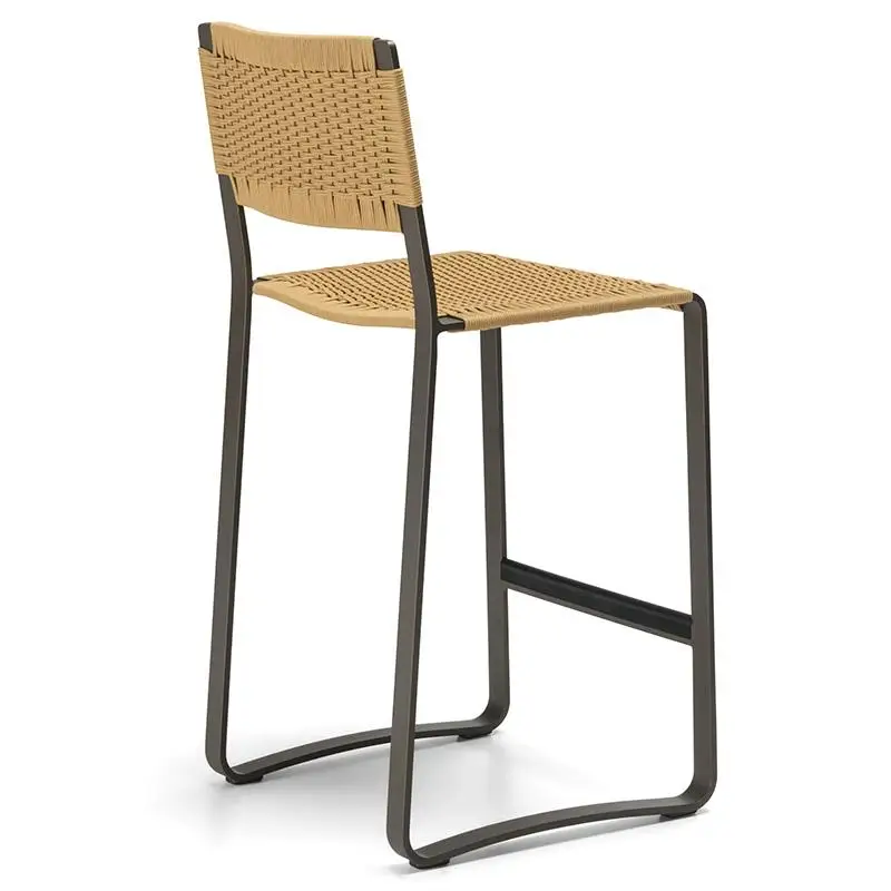 

Outdoor rattan tables and chairs villa courtyard light luxury restaurant rattan chair hotel homestay open-air furniture