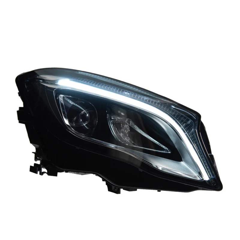 Suitable for 15-19 Mercedes-Benz GLA Headlight Assembly Modification High-End Version LED Daytime Runni