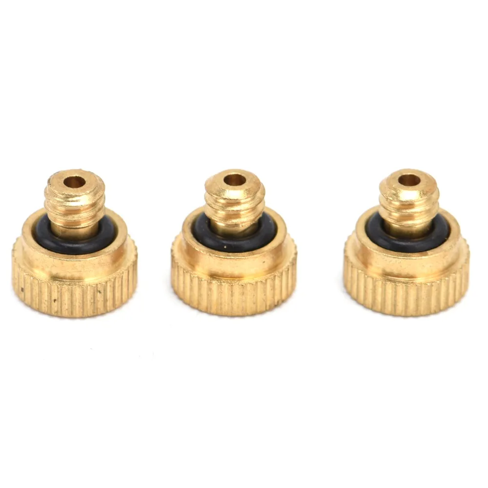 20pcs 0.3mm Orifice Brass Atomizing Nozzle Atomizing Design UNC10-24 Thread Misting Spraying Tool Dust Control Capability