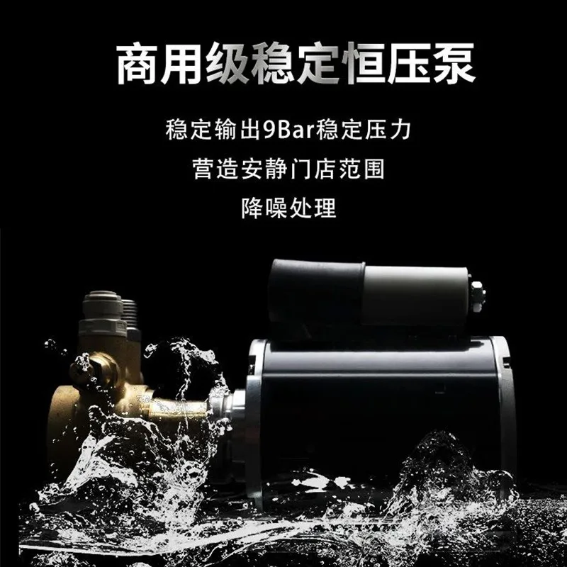 Double head coffee machine, double boiler system semi-automatic coffee machine