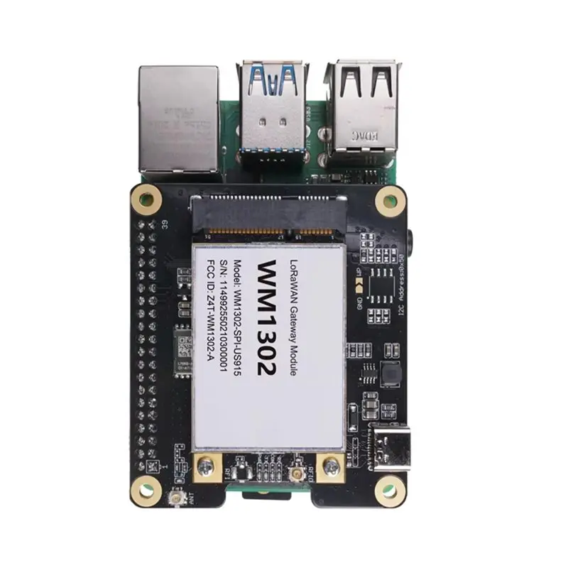 

For WM1302 Raspberry Pi Hat Add-On Board For WM1302 Lorawan Module Lora Concentrator Semtech SX1302 Mini-Pcie Form-Factor