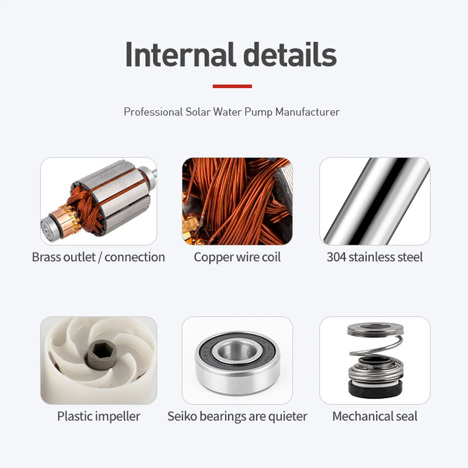 جسم غاطس من الفولاذ المقاوم للصدأ 2 حبل من خلال الثقوب 1 بوصة منفذ منفذ مضخة لولبية جيدة لري المزرعة #5