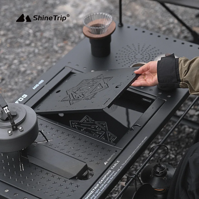 Imagem -04 - Mesa Dobrável Destacável Multifuncional Portátil Igt Outdoor Table Camping Combination Equipment Unit Accessories