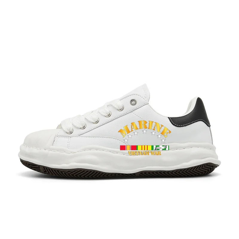 

Кроссовки в стиле ретро USMC - Vietnam War w SVC Ribbons, созданные в ретро-стиле, стильные, удобные и универсальные, подходят для повседневной носки.