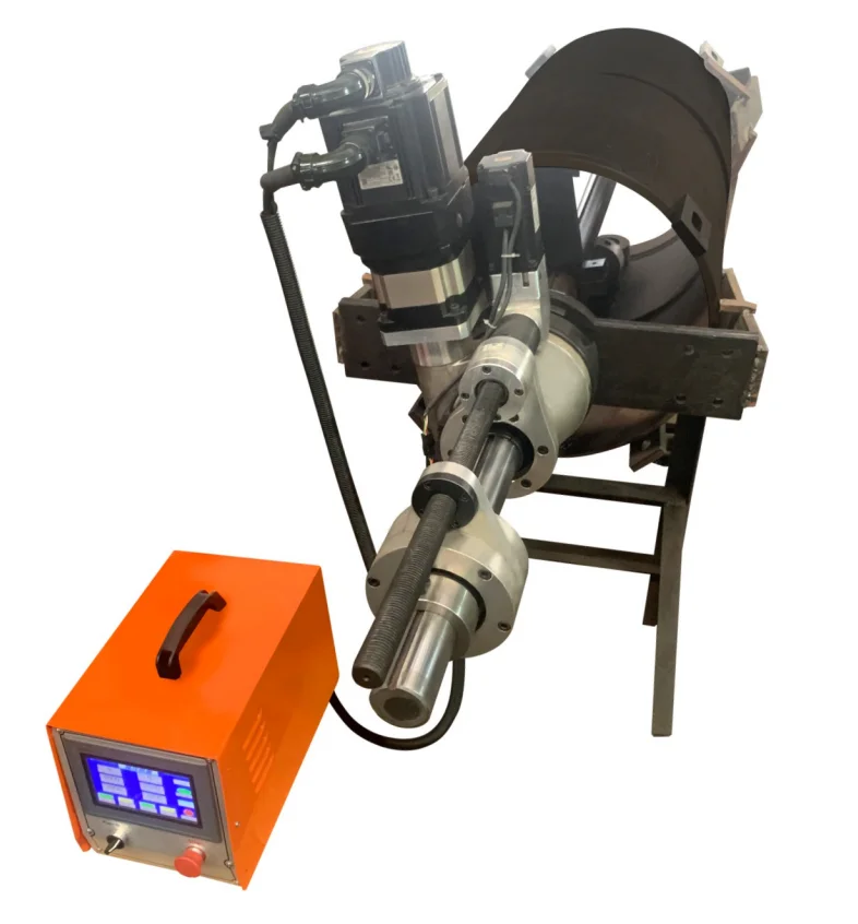 Portable wire boring machine A convenient portable wire boring machine