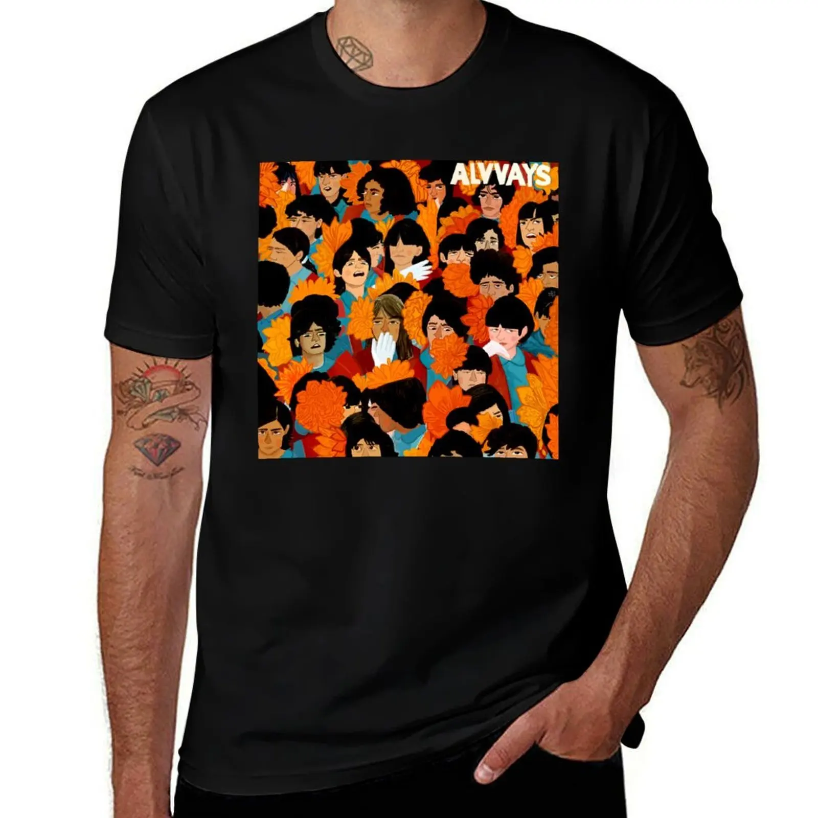 

People Holding Flowers - Alvvays T-Shirt rapper graphic tees anime figures blue archive Aesthetic clothing shirts men graphic