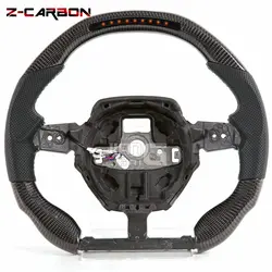 Customized Steering Wheel For Lamborghini Huracan 2018-2024 LED Carbon Fiber Racing Steering Wheel Car Accessories
