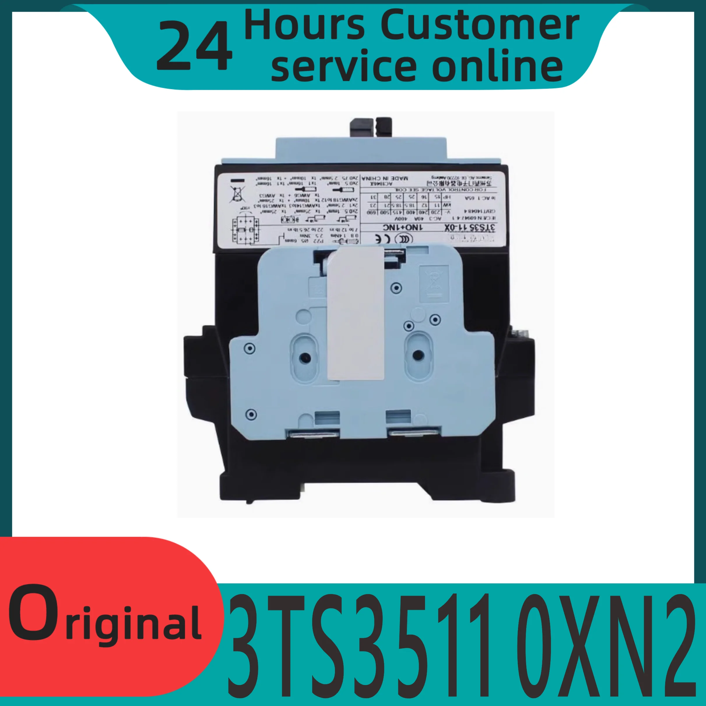 

New original 3TS3511 0XN2 AC contactor 3TS3511-0XN2 220V 40A