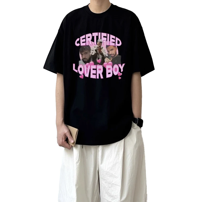 

Funny Drake Certified Music Album Graphic Print 100% Cotton Tops Men Women short sleeve Tee shirt Summer Hip Hop Unisex clothing
