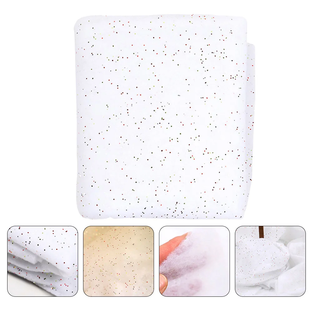 Snow Cotton Artificial Christmas Supply Fake Decor Silk Floss Holiday Party Photo Prop