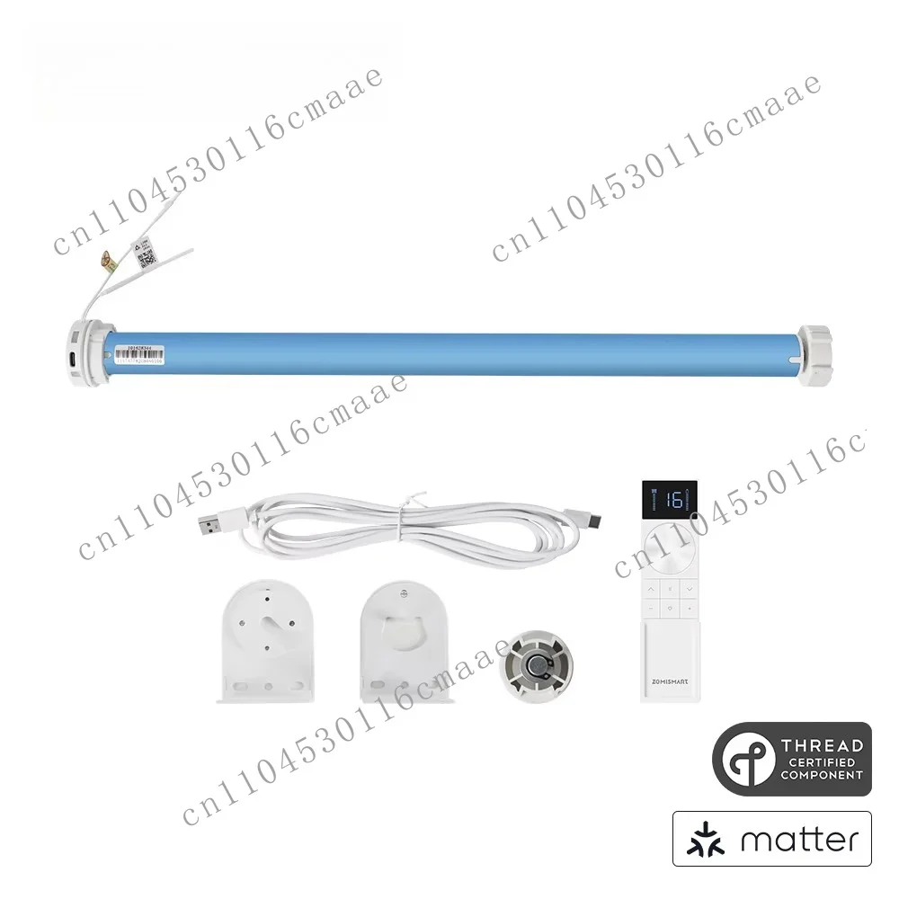 High Quality Rechargeable Roller Shutter Motor Solar Panel Compatible Indoor Office Bathroom Alexa Google Home