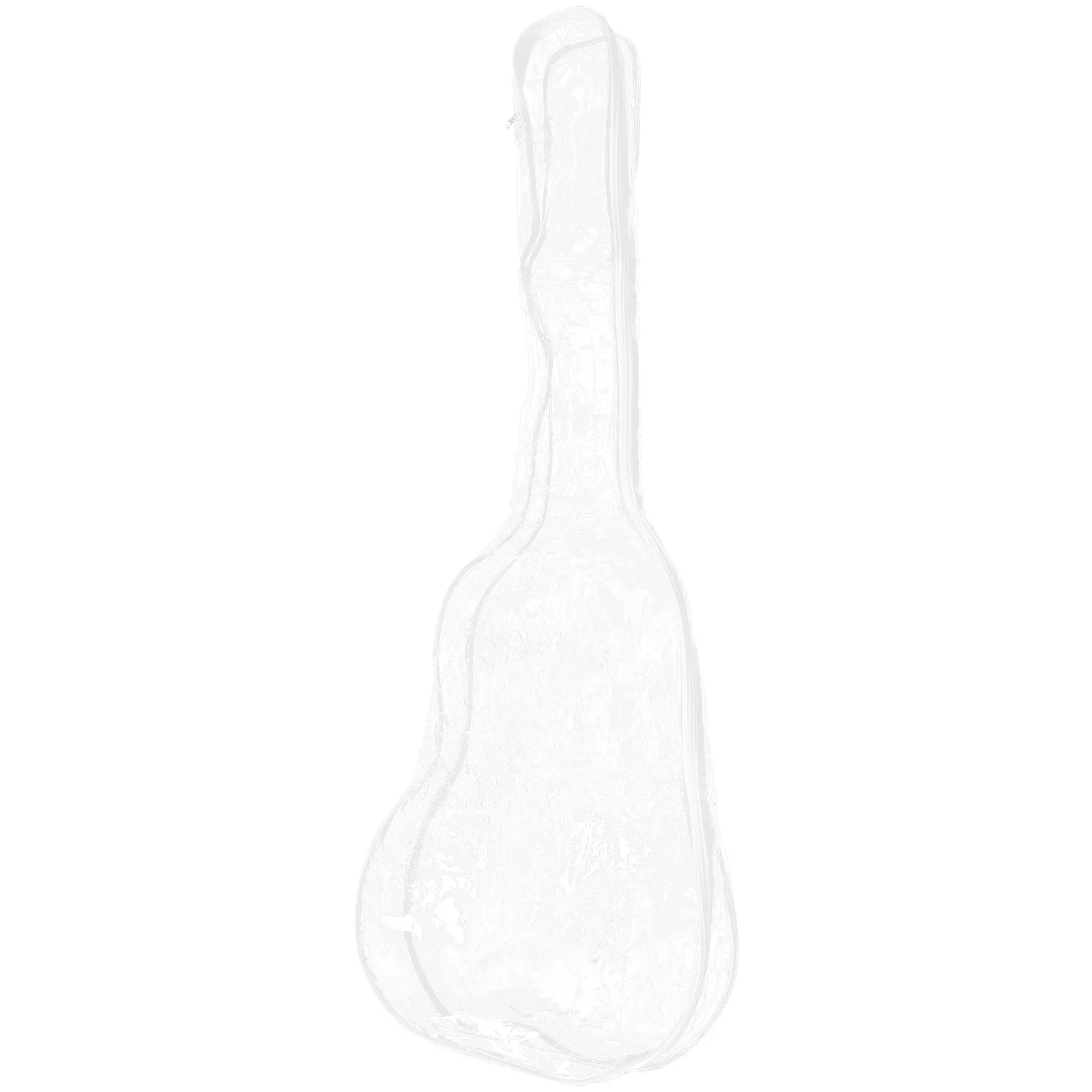 

Electric Guitar Transparent PVC Cover Waterproof Dust Protector Portable Clear Guitar Bag Electric Bass Case Protective Cover