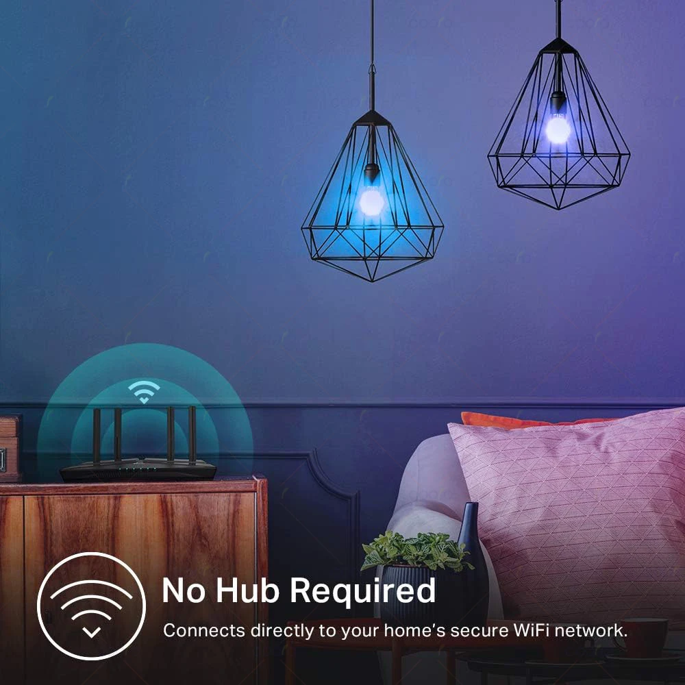 Tuya Wifi E27 lampada a Led RGB CW WW lampadina a Led Alexa Smart Bulb compatibile con Google Assistant per la decorazione della vita intelligente