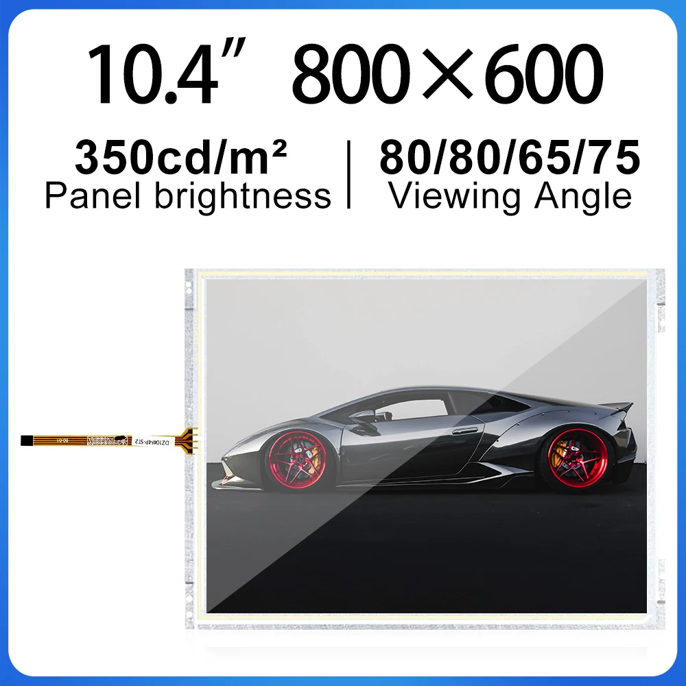 

10.4 Inch Touch screen 4-wire Resistive BOE BA104S01-300 ET104S0M-N10 N16 800*600 SVGA 350 Nits LVDS Medical Imaging LCM Module