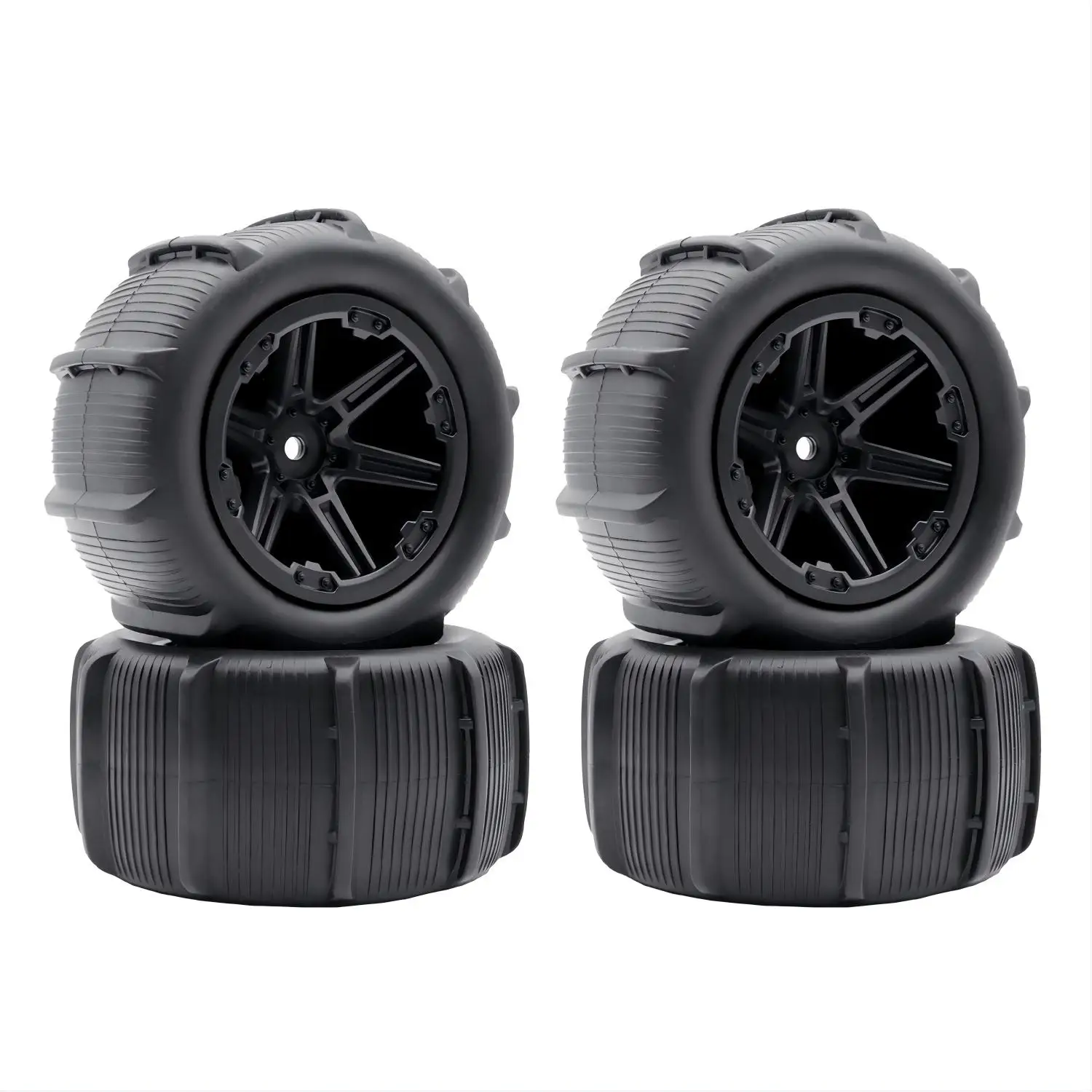Reifen für RC-Auto-Räder 4 Stück 12mm Hex RC-Auto-Reifen für SCY 16101/2/3 MJX 16208/9 14209 JJRC Q130 C8805 HBX Wltoys Auto 6304