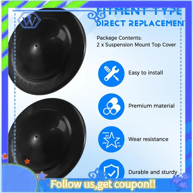 

M46K-2Pcs Front Suspension Cap Mount Top Cover Waterproof 54330ED000 C11 For Nissan Versa Tiida Latio Dodge Trazo Dustproof
